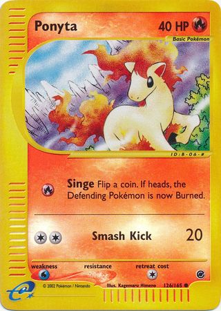 Ponyta - 126/165 - Common - Reverse Holo | Expedition