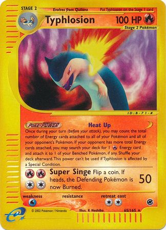 Typhlosion - 65/165 - Rare - Reverse Holo | Expedition