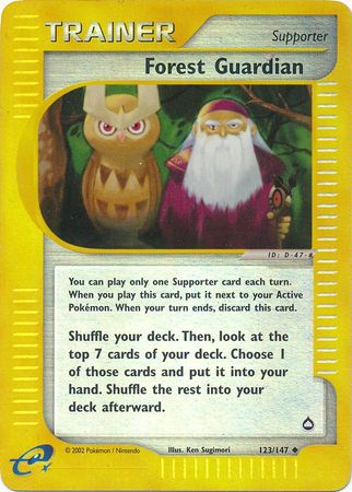Forest Guardian - 123/147 - Uncommon - Reverse Holo | Aquapolis