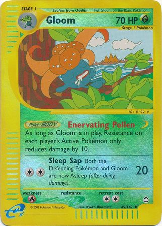 Gloom - 49/147 - Uncommon - Reverse Holo | Aquapolis