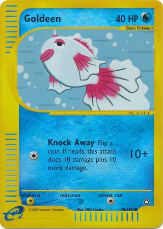 Goldeen - 78/147 - Common - Reverse Holo | Aquapolis