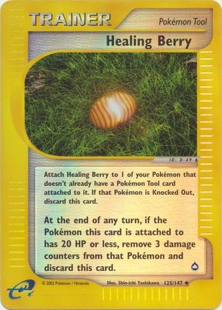 Healing Berry - 125/147 - Uncommon - Reverse Holo | Aquapolis
