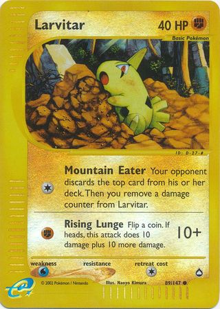 Larvitar - 89/147 - Common - Reverse Holo | Aquapolis