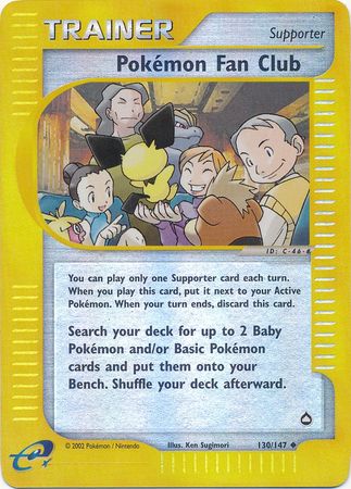 Pokemon Fan Club - 130/147 - Uncommon - Reverse Holo | Aquapolis