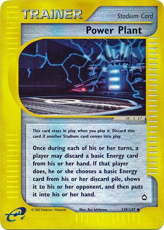 Power Plant - 139/147 - Uncommon - Reverse Holo | Aquapolis