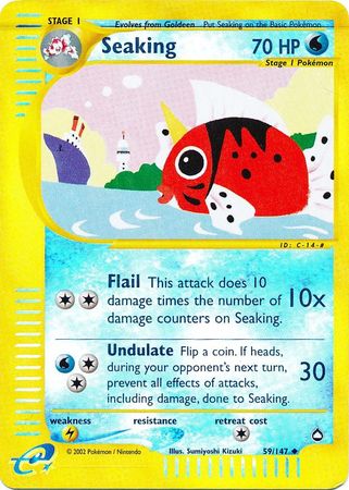 Seaking - 59/147 - Uncommon - Reverse Holo | Aquapolis