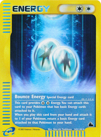 Bounce Energy - 142/144 - Uncommon - Reverse Holo | Skyridge