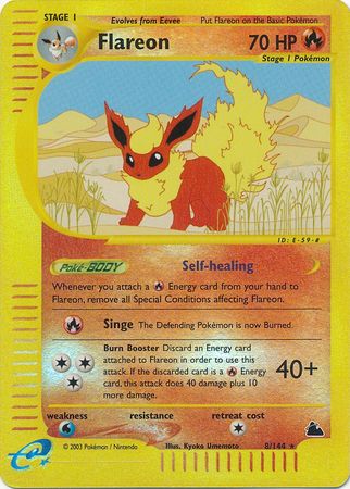 Flareon - 8/144 - Rare - Reverse Holo | Skyridge