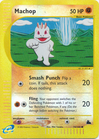Machop - 74/144 - Common - Reverse Holo | Skyridge
