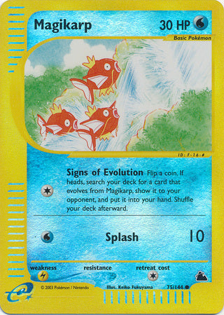 Magikarp - 75/144 - Common - Reverse Holo | Skyridge