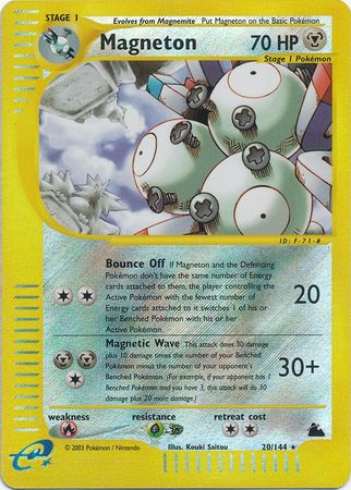 Magneton - 20/144 - Rare - Reverse Holo | Skyridge