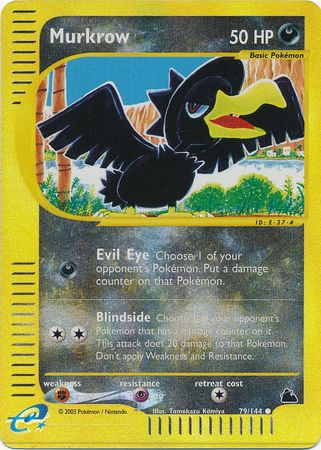 Murkrow - 79/144 - Common - Reverse Holo | Skyridge