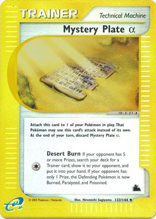 Mystery Plate Alpha - 133/144 - Uncommon - Reverse Holo | Skyridge