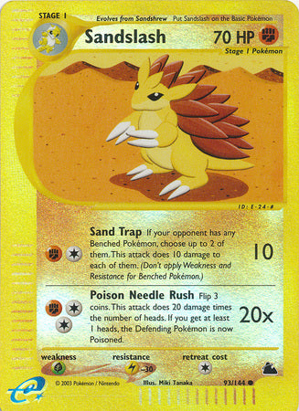 Sandslash - 93/144 - Common - Reverse Holo | Skyridge