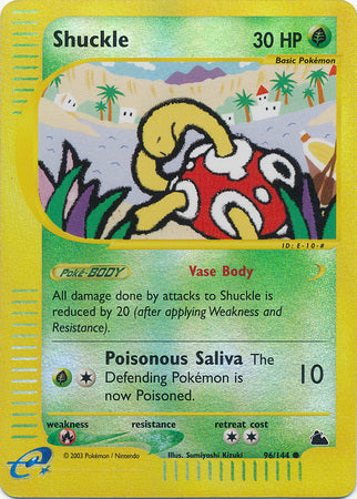 Shuckle - 96/144 - Common - Reverse Holo | Skyridge