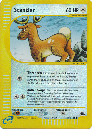 Stantler - 102/144 - Common - Reverse Holo | Skyridge