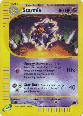 Starmie - 30/144 - Rare - Reverse Holo | Skyridge