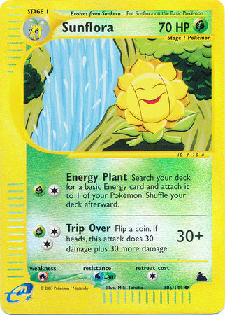 Sunflora - 105/144 - Common - Reverse Holo | Skyridge