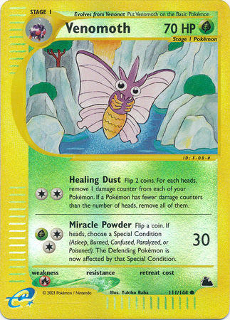 Venomoth - 111/144 - Common - Reverse Holo | Skyridge
