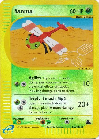 Yanma - 116/144 - Common - Reverse Holo | Skyridge
