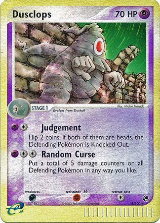 Dusclops - 4/100 - Holo Rare - Reverse Holo | EX Sandstorm