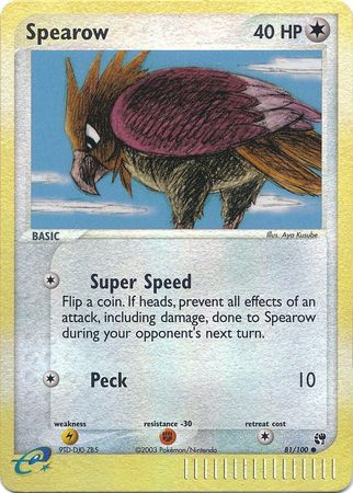 Spearow - 81/100 - Common - Reverse Holo | EX Sandstorm