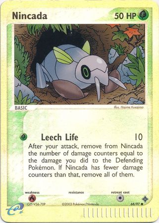 Nincada - 68/97 - Common - Reverse Holo | EX Dragon