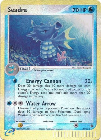 Seadra - 39/97 - Uncommon - Reverse Holo | EX Dragon