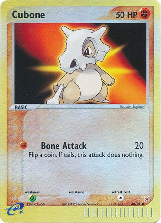 Cubone - 40/95 - Common - Reverse Holo | EX Team Magma vs Team Aqua
