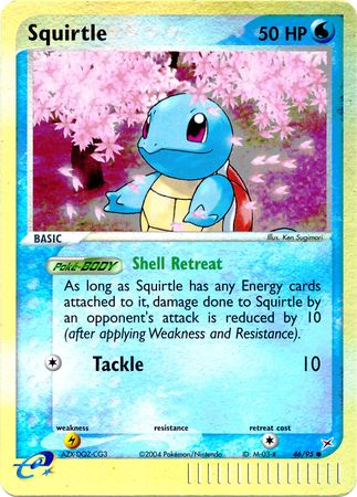 Squirtle - 46/95 - Common - Reverse Holo | EX Team Magma vs Team Aqua