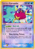 Team Aqua's Carvanha - 25/95 - Reverse | EX Team Magma vs Team Aqua