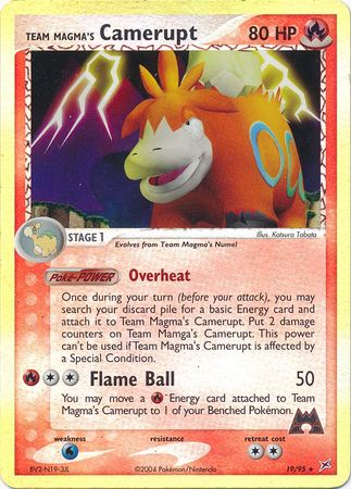 Team Magma's Camerupt - 19/95 - Reverse | EX Team Magma vs Team Aqua