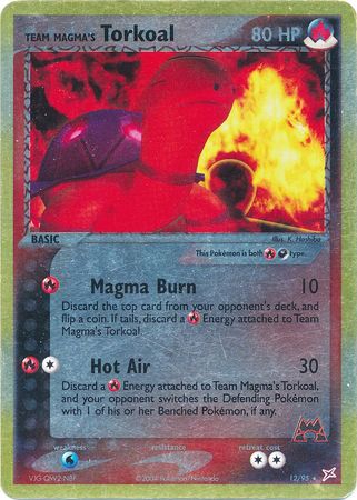 Team Magma's Torkoal - 12/95 - Reverse | EX Team Magma vs Team Aqua