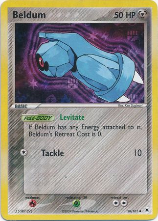 Beldum - 28/101 - Uncommon - Reverse Holo | EX Hidden Legends