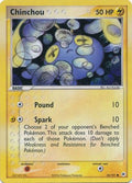 Chinchou - 56/101 - Common - Reverse Holo | EX Hidden Legends