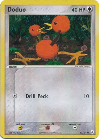 Doduo - 60/101 - Common - Reverse Holo | EX Hidden Legends