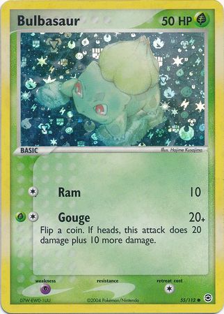 Bulbasaur - 55/112 - Common - Reverse Holo | EX FireRed & LeafGreen
