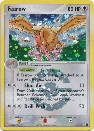 Fearow - 24/112 - Rare - Reverse Holo | EX FireRed & LeafGreen
