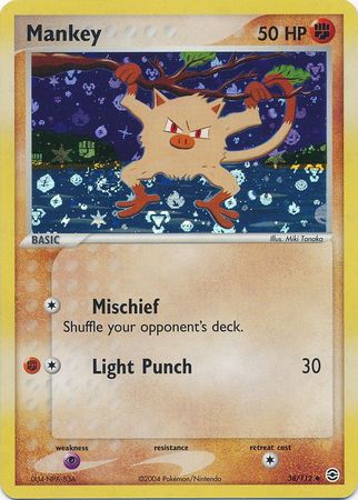 Mankey - 38/112 - Uncommon - Reverse Holo | EX FireRed & LeafGreen