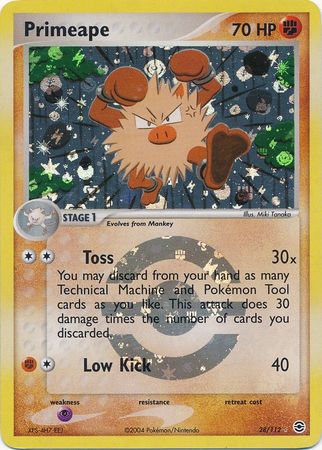 Primeape - 28/112 - Rare - Reverse Holo | EX FireRed & LeafGreen