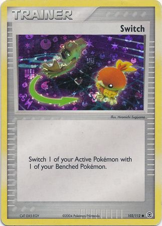 Switch - 102/112 - Common - Reverse Holo | EX FireRed & LeafGreen