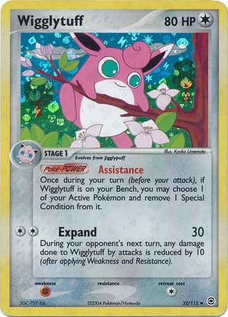Wigglytuff - 52/112 - Reverse Holo | EX FireRed & LeafGreen
