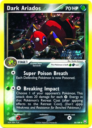 Dark Ariados - 30/109 - Reverse Holo | EX Team Rocket Returns
