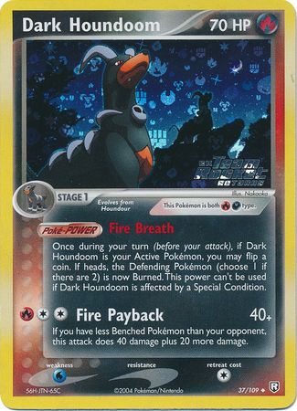 Dark Houndoom - 37/109 - Reverse Holo | EX Team Rocket Returns