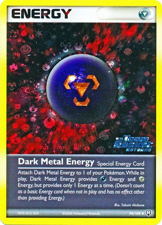 Dark Metal Energy - 94/109 - Reverse Holo | EX Team Rocket Returns
