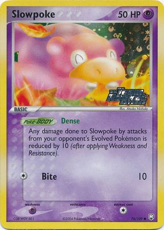 Slowpoke - 76/109 - Common - Reverse Holo | EX Team Rocket Returns