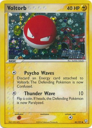 Voltorb - 80/109 - Common - Reverse Holo | EX Team Rocket Returns