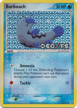 Barboach - 54/107 - Common - Reverse Holo | EX Deoxys