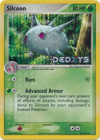 Silcoon - 46/107 - Uncommon - Reverse Holo | EX Deoxys