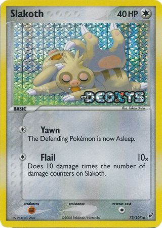 Slakoth - 73/107 - Common - Reverse Holo | EX Deoxys